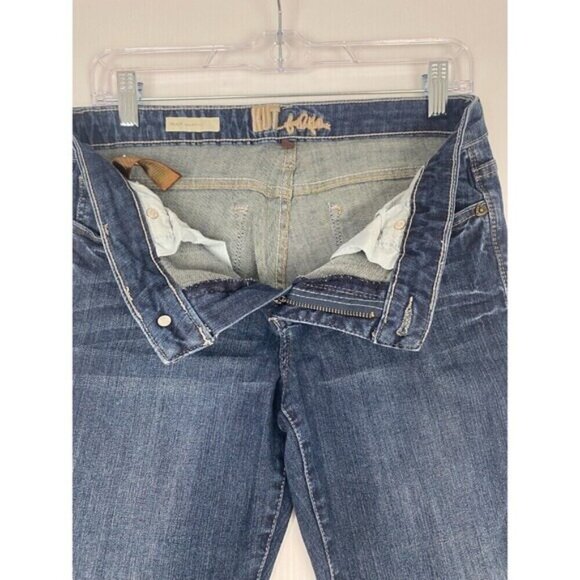 KUT FROM THE KLOTH Jeans Felicia Baby Bootcut Size 6 Blue Stretch Womens - Picture 11 of 16